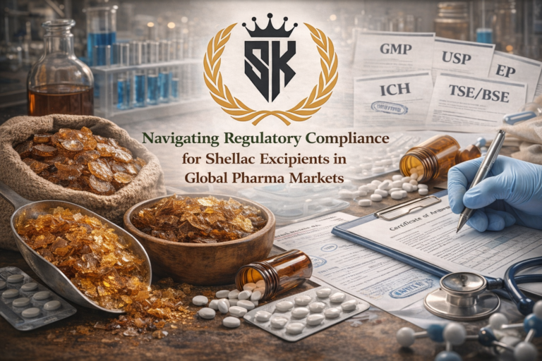 Navigating Regulatory Compliance for Shellac Excipients in Global Pharma Markets