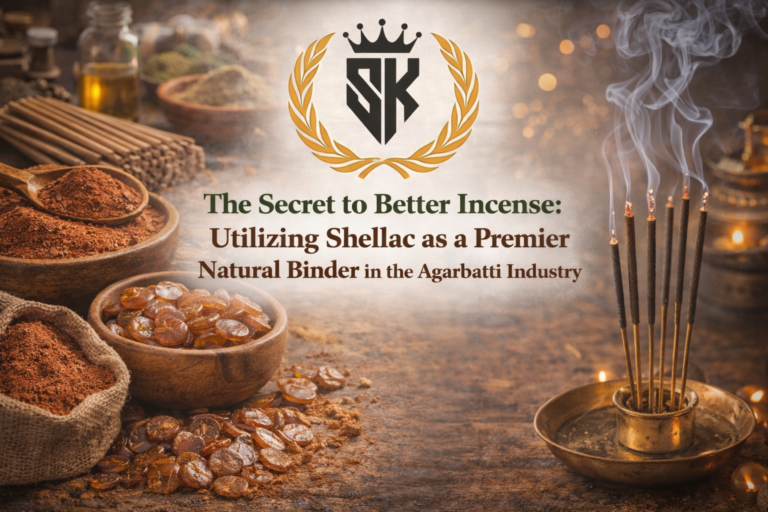 The Secret to Better Incense: Utilizing Shellac as a Premier Natural Binder in theAgarbatti Industry