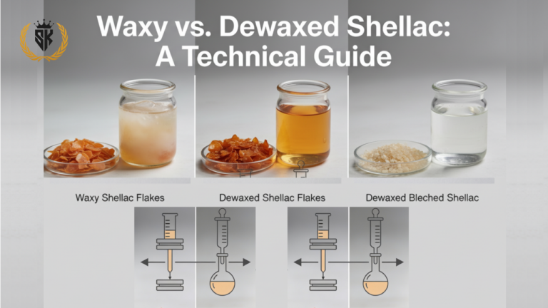Waxy vs Dewaxed Shellac – A Definitive Technical Guide for Industrial Buyers
