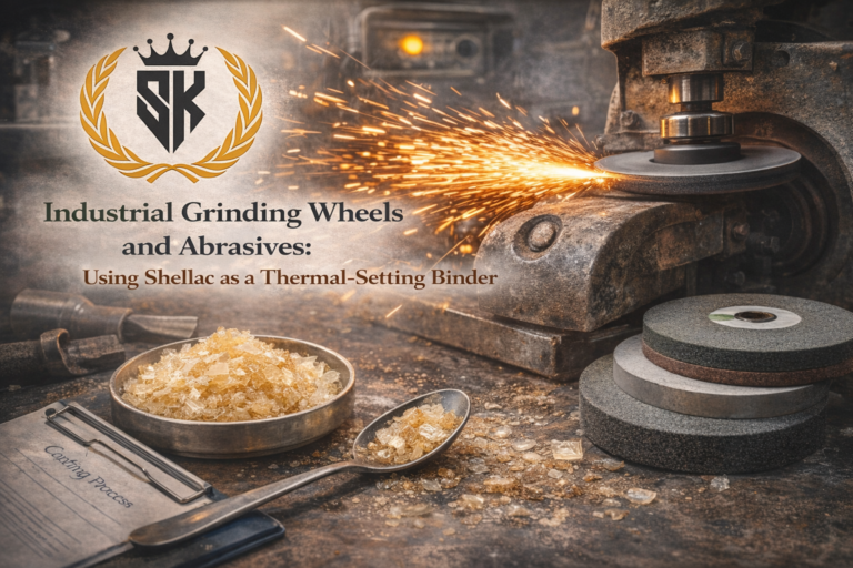 Industrial Grinding Wheels and Abrasives: Using Shellac as a Thermal-Setting Binder
