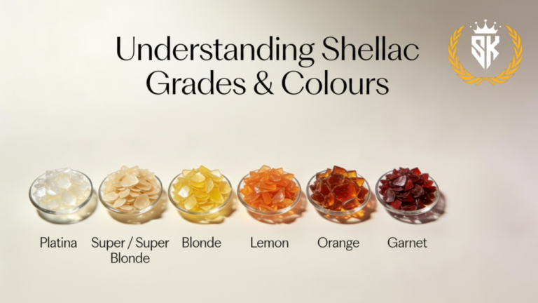 Understanding Shellac Grades and Colours: From Super Blonde to Garnet to Button