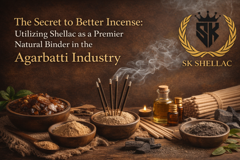 The Secret to Better Incense: Utilizing Shellac as a Premier Natural Binder in the Agarbatti Industry