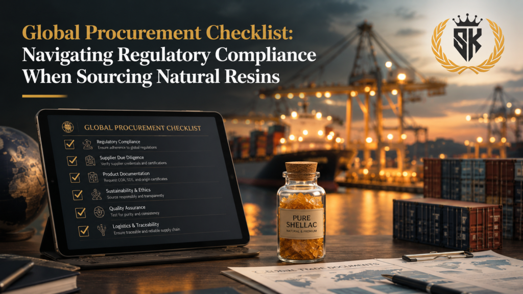 Global Procurement Checklist - Navigating Regulatory Compliance When Sourcing Natural Resins