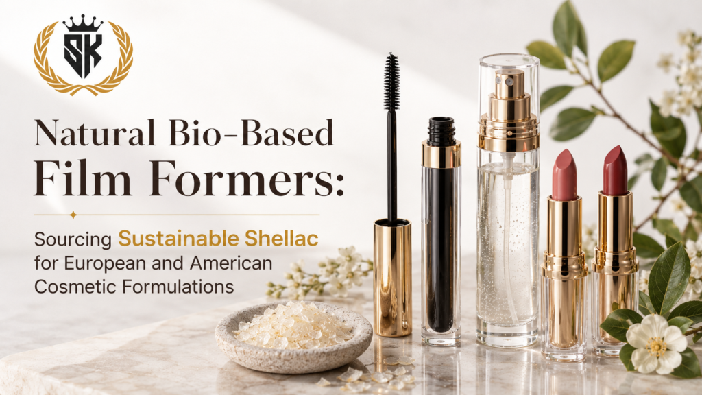 Natural Bio-Based Film Formers - Sourcing Sustainable Shellac for European and American Cosmetic Formulations