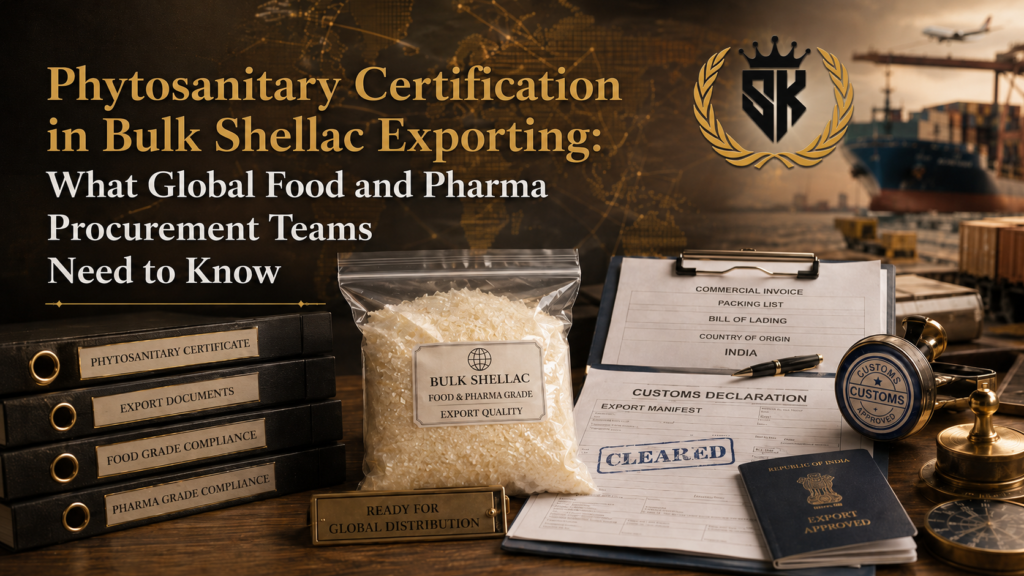 Phytosanitary Certification in Bulk Shellac Exporting - What Global Food and Pharma Procurement Teams Need to Know